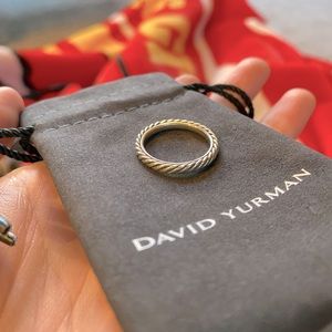 David Yurman Cable Classics Band Ring - size 6